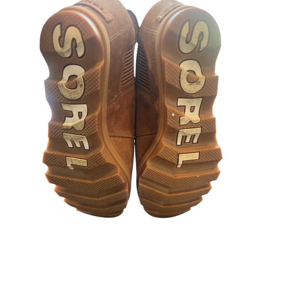 Sorel Joan Of Arctic Wedge II Chelsea Bootie Velvet Tan Gum Size 8.5 - Picture 5 of 12
